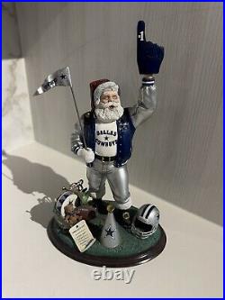 Dallas Cowboys Santa Figurine Without Box