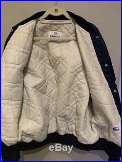 Dallas Cowboys Satin Starter Jacket Proline Vintage 90s Bomber NFL Mens Size XL