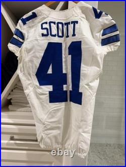 Dallas Cowboys Scott #41 Game Used Worn