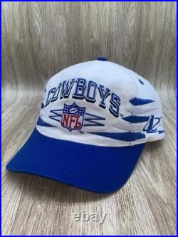 Dallas Cowboys Snapback Hat Vintage 90s Diamond Cut Logo Athletic Pro Line Used