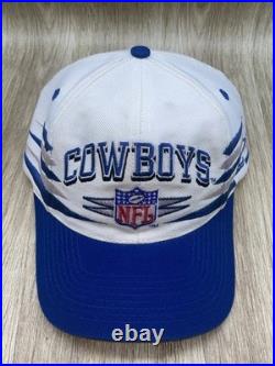 Dallas Cowboys Snapback Hat Vintage 90s Diamond Cut Logo Athletic Pro Line Used