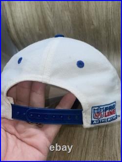 Dallas Cowboys Snapback Hat Vintage 90s Diamond Cut Logo Athletic Pro Line Used