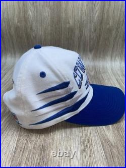 Dallas Cowboys Snapback Hat Vintage 90s Diamond Cut Logo Athletic Pro Line Used