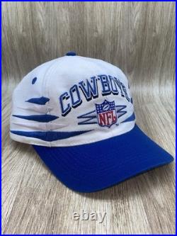 Dallas Cowboys Snapback Hat Vintage 90s Diamond Cut Logo Athletic Pro Line Used