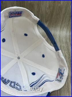 Dallas Cowboys Snapback Hat Vintage 90s Diamond Cut Logo Athletic Pro Line Used