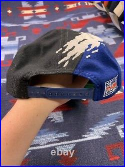 Dallas Cowboys Splash Sideline Hat Vintage 90's NFL Logo Athletic Snapback Cap