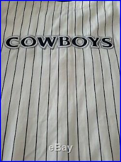 Dallas Cowboys Starter Baseball Style Jersey Shirt XL Throwback Vintage Retro