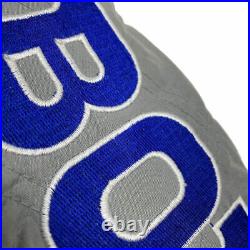 Dallas Cowboys Starter Parka Coat Medium NFL Football Hood Spellout Zip Blue
