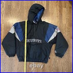 Dallas Cowboys Starter jacket mens size medium black