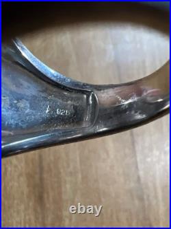 Dallas Cowboys Sterling Silver Diamonds Sz 10 Ring