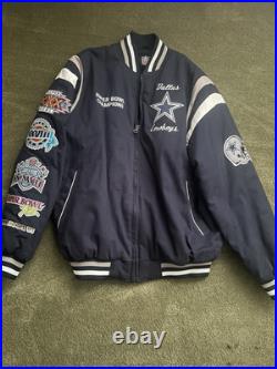 Dallas Cowboys Super Bowl Champions Jacket Size Large