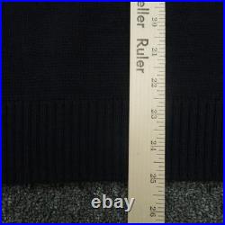 Dallas Cowboys Sweater Men Large Blue White Pro Elite Knit Pullover Crew VTG USA