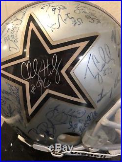 Dallas Cowboys Team Signed Helmet Super Bowl Champions 50 SIGNATURES