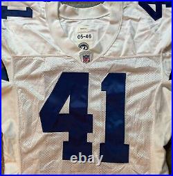 Dallas Cowboys Terence Newman Reebok game Worn 2005 Jersey Provagroup Tag Sz 46