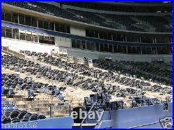 Dallas Cowboys Texas Stadium Seat Bottoms LOT of 24 Authentic w COA rare vintage
