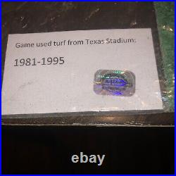 Dallas Cowboys Texas Stadium TURF STAR COA Game Used