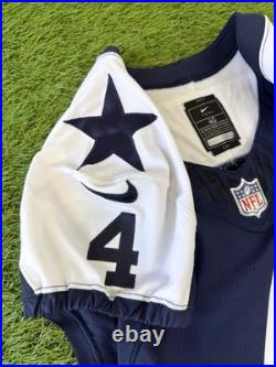 Dallas Cowboys Thanksgiving Alternate Dak Prescott Team Issued Football Jersey Dallas Cowboys Thanksgiving Alternate Dak Prescott Team Issued Football Jersey