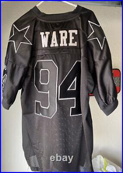 Dallas Cowboys Throwback Demarcus Ware Reebok Jersey Rare Blackout Size 54