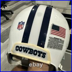 Dallas Cowboys Throwback Football Helmet White Adultschutt Air Xp XL