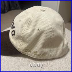 Dallas Cowboys True Brvnd Snapback Hat Tan White Corduroy NFL Rare Hard To Find