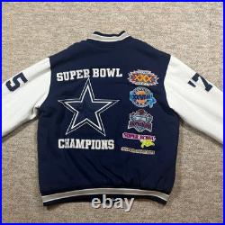 Dallas Cowboys Varsity Bomber Jacket G-III New Men's Size