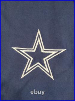 Dallas Cowboys Varsity Jacket Men's 3XL Blue 5x NFL Super Bowl Champs Lined