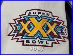 Dallas Cowboys Varsity Jacket Men's 3XL Blue 5x NFL Super Bowl Champs Lined