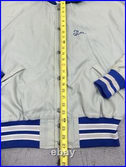 Dallas Cowboys Vintage 1970s-80s Satin Bomber Jacket NFL Football Chain Stitch