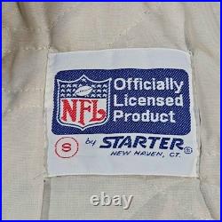 Dallas Cowboys Vintage 80s Starter Satin Bomber Jacket Navy Blue Color Coat