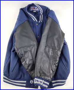 Dallas Cowboys Vintage 90s Letterman Jacket NFL Pro Line/Logo Athletic Size L