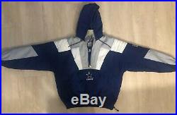 Dallas Cowboys Vintage 90s Starter PRO LINE 1/2 Zip Pullover Puffer Jacket XL
