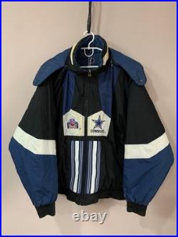 Dallas Cowboys Vintage 90s Zip Jacket NFL Pro Player Size L