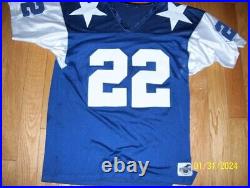 Dallas Cowboys Vintage Emmitt Smith NFL Jersey Size Large 1990 Ravens Knit