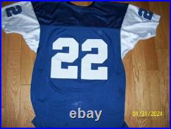 Dallas Cowboys Vintage Emmitt Smith NFL Jersey Size Large 1990 Ravens Knit