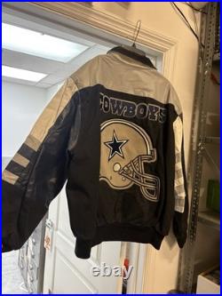 Dallas Cowboys Vintage Jeff Hamilton Leather Jacket Size XL