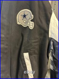 Dallas Cowboys Vintage Jeff Hamilton Leather Jacket Size XL
