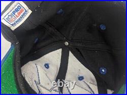 Dallas Cowboys Vintage Snapback Hat Black Shark Tooth 90s Logo Athletic (FLAWED)