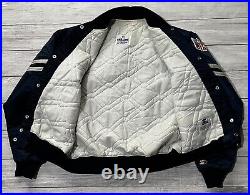 Dallas Cowboys Vintage Starter Jacket (Classic 90s Bomber Style) Mens Size Large