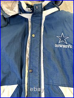 Dallas Cowboys Vintage Starter Jacket Classic Team Collection VTG Star Large L