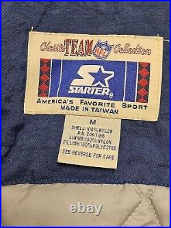 Dallas Cowboys Vintage Starter Jacket Classic Team Collection VTG Star M Fits L