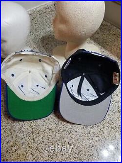Dallas Cowboys Vtg Snapback Hat Black White Shark tooth 90s Logo Athletic Logo 7