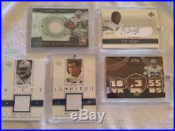 Dallas Cowboys autograph/event used cards