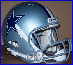 Dallas Cowboys fullsize Riddell Revolution football helmet