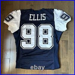 Dallas Cowboys game used Greg Ellis jersey PHOTOMATCHED