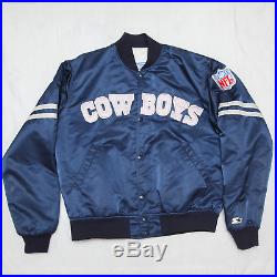 Dallas Cowboys mens jacket STARTER pro line NFL made in USA SIZE L VTG 80s
