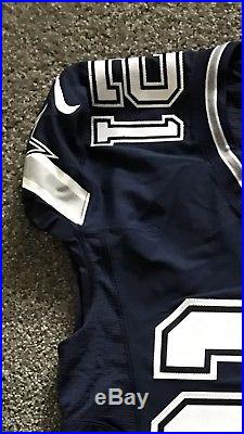 Dallas Cowboys not worn used Ezekiel Elliott Nike game jersey Ohio State