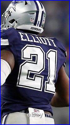 Dallas Cowboys not worn used Ezekiel Elliott Nike game jersey Ohio State