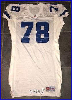 Dallas Cowboys vintage Leon Lett 1996 Nike game issued jersey stretch sleeves