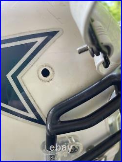 Dallas Cowboys white full size x-large Schutt helmet! READ DISCRIPTION