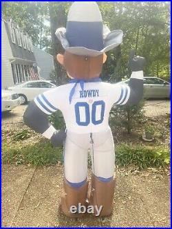 Dallas cowboys 7ft LED Rowdy inflateable Football Lawn Decoration With Stakes